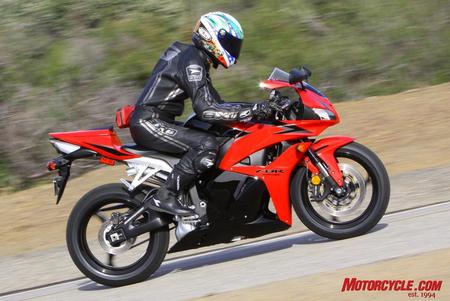 Honda CBR600 тест